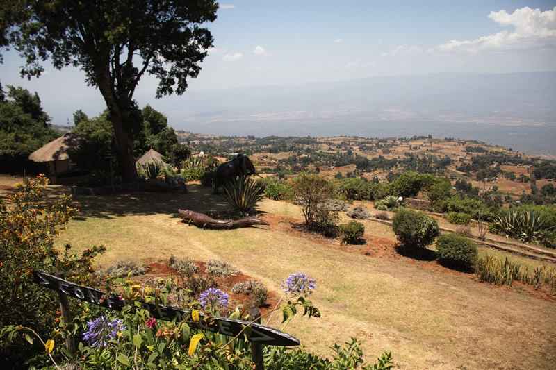 The Kerio Valley opening out below the escarpment