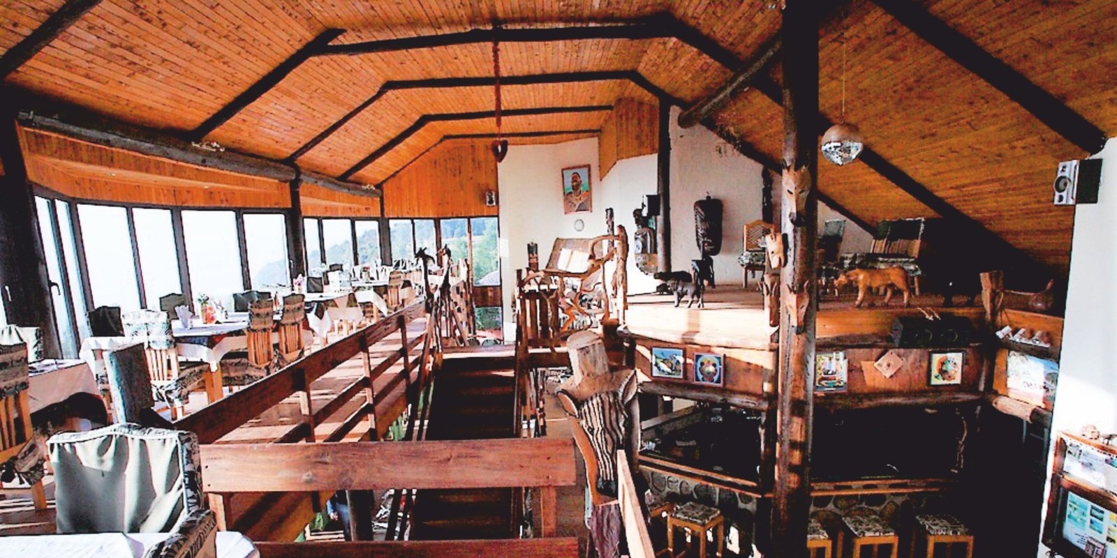 The terrace restaurant at Kerio View